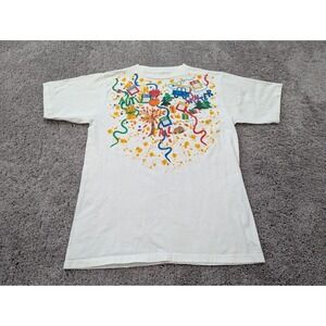 Vintage Alore T Shirt Mens Extra Large M. Paw Prints 1989 New Year Single Stitch